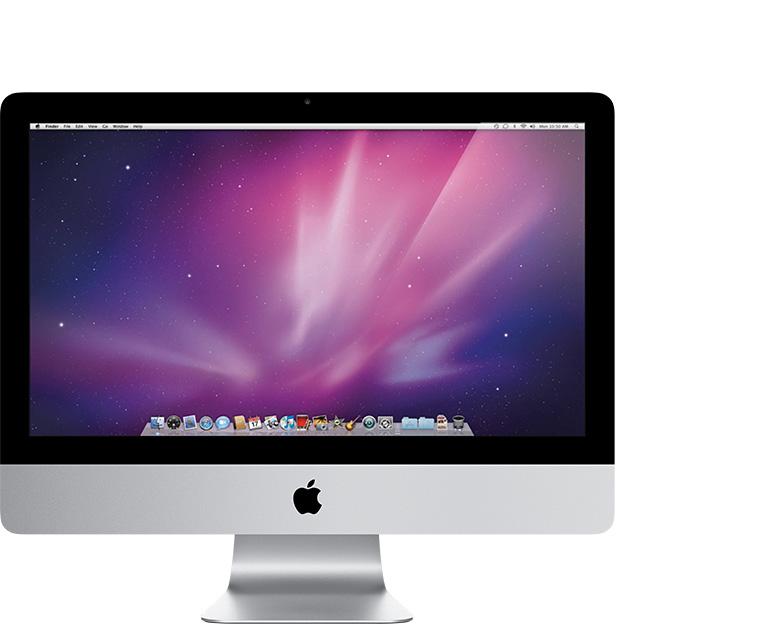 iMac 21,5-tuumaa, vuoden 2010 puoliväliin mennessä