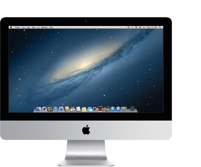 iMac 21,5 tuumaa, myöhään 2012