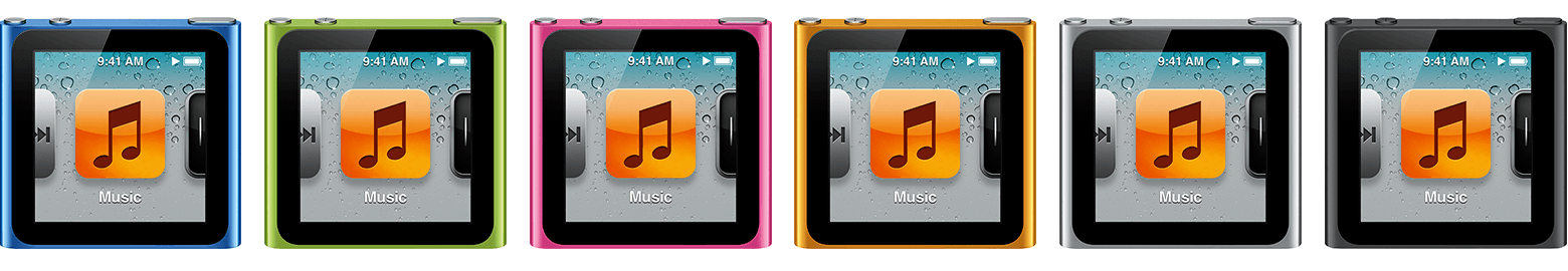 iPod nano (6th Gen/1.54" Multitouch/Clip)