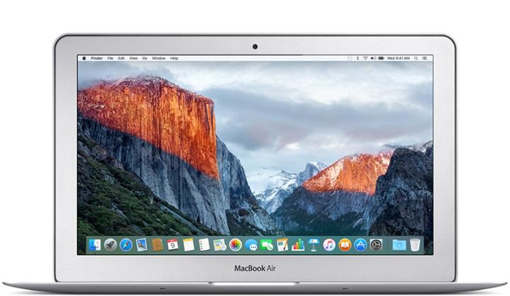 MacBook Air 11 inch, begin 2015